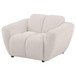 Destino - Chenille Upholstered Splayed Arm Accent Chair - Greige