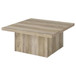 Devar - Square Engineered Wood Coffee Table - Distressed Pine