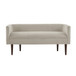 Farrah - Accent Bench With Low Back & Sides - Cream
