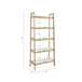 Parker - Bookcase With 5 Shelves - Off White / Natural