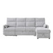 Sleeper Sofa With Storage Chaise - Gray