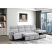 Sleeper Sofa With Storage Chaise - Gray