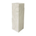 32" Wood Roanoke Carved Plaster Pedestal Middle - Ivory