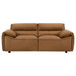 Buxton - Top Grain Leather Upholstered Loveseat