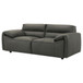 Buxton - Top Grain Leather Upholstered Loveseat