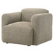 Dorset - Fabric Upholstered Round Track Arm Accent Chair