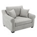 Modern Chenille Oversized Armchair, Chair And A Half, Single Sofa