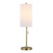 Bounty - Metal Buffet Lamp with Usb (Set of 2) - Gold Metal, White Linen