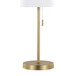 Bounty - Metal Buffet Lamp with Usb (Set of 2) - Gold Metal, White Linen