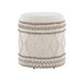Tahoe - Pom Pom Ottoman - Beige Wool