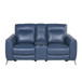 Sansa - Dual Power Reclining Loveseat With Console - Blue