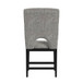 Oregon - Fabric Counter Side Chair (Set of 2) - Gray / Black