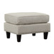 Erica - 497 Ottoman With Chrome Nail (Ista 3) - Heirloom Gray