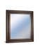 22x26 Decorative Framed Wall Mirror By Classy Art Promotional Mirror Frame #34 - Dark Brown