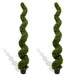 Artificial Outdoor UV Resistant Plastic Boxwood Topiary Spiral Tree