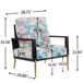 Modern Armchair With Solid Wood Frame