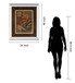 Copper Rhythm Il By Vivian Flasch - Mirror Framed Print Wall Art - Light Brown
