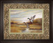 34x40 Mallards By Ruanne Manning And Mossy Oak Native Living - Framed Print Wall Art - Light Brown
