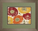 A Poppy's Touch I Spice By Daphne Brissonnet - Framed Print Wall Art - Orange