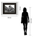 A Safe Place By Papiorek Mirrored Frame - Black