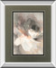 Abstract Peony By Danhui Nai Mirrored Frame - Green