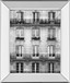Across The Street Il By Laura Marshall - Mirror Framed Print Wall Art - Gray