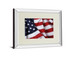 American Flag By Kikk Brilliantly - Mirror Framed Wall Art - Red