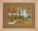 Autumn Path By Carmen Dolce - Framed Print Wall Art - Light Brown