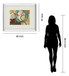 Away We Go Il By Katrina Craven - Mirror Framed Print Wall Art - Beige