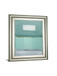 Azure 1 By Caroline - Framed Print Wall Art - Light Blue