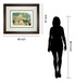 Balloon Seller By Alan Maley - Framed Print Wall Art - Green