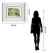 Balloon Seller By Alan Maley - Mirror Framed Print Wall Art - Green