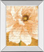Beautiful Cream Peonies Script Il By Patricia Pinto - Mirror Framed Print Wall Art - Gold