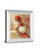 Beauty Of Love Il By Carol Robinson - Mirror Framed Print Wall Art - Light Brown