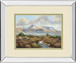 Ben Nevis By Wendy Reeves - Mirror Framed Print Wall Art - Dark Brown