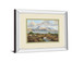 Ben Nevis By Wendy Reeves - Mirror Framed Print Wall Art - Dark Brown