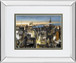 Big City By Alan Lambert - Mirror Framed Print Wall Art - Black