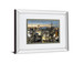 Big City By Alan Lambert - Mirror Framed Print Wall Art - Gray