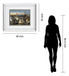 Big City By Alan Lambert - Mirror Framed Print Wall Art - Gray