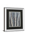 Birch Shadows By Eve Mirrored Frame - Dark Gray