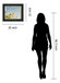 Blackeyed Susan's I By Meghan Mc Sweeney - Framed Print Wall Art - Light Blue