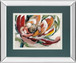 Bloomed I By Fitsimmons, A. - Mirror Framed Print Wall Art - Dark Gray