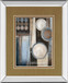 Blue Notes Il By Kimberly Poloson - Mirror Framed Print Wall Art - Beige