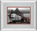 Boomerang By Aaron Reed - Mirror Framed Print Wall Art - Dark Gray
