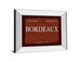 Bordeaux By Paola Viveiros - Mirror Framed Print Wall Art - Dark Red