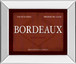 Bordeaux By Paola Viveiros - Mirror Framed Print Wall Art - Dark Red