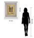 Botany Journal Il By Kemp - Mirror Framed Print Wall Art - Beige