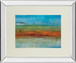 Brisbane By Brent Foreman - Mirror Framed Print Wall Art - Light Blue