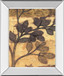 Bronzed Branches Il By Norman Wyatt, Jr. - Mirror Framed Print Wall Art - Dark Brown
