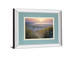 Budle, Misty Sunset By Joe Cornish - Mirror Framed Print Wall Art - Green
